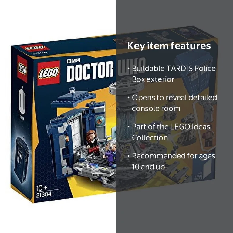 LEGO, Doctor Who 21304 Building Kit, Set 21304, 486 Pieces