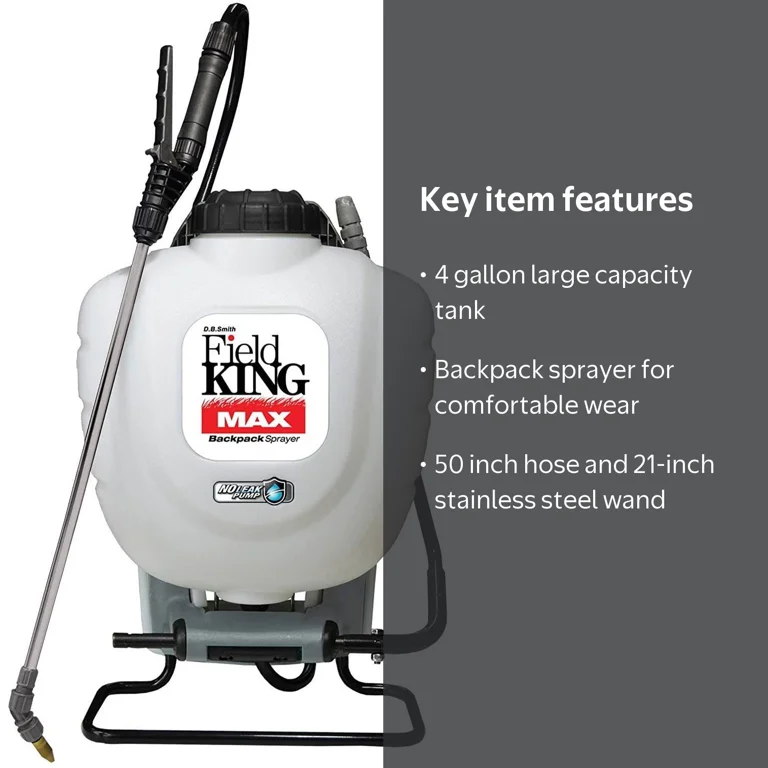 FIELD KING¬Æ MAX 190348 BACKPACK SPRAYER FOR PROFESSIONALS with 1