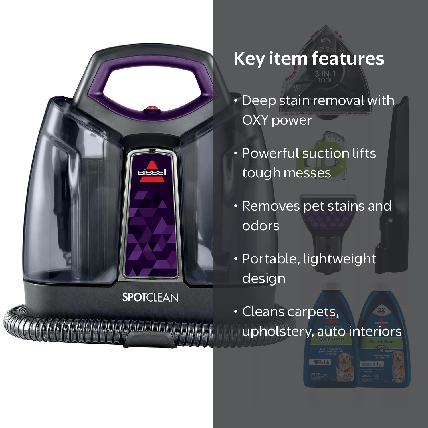 BISSELL® SpotClean ProHeat® Pet Portable Carpet, Upholstery & Car
