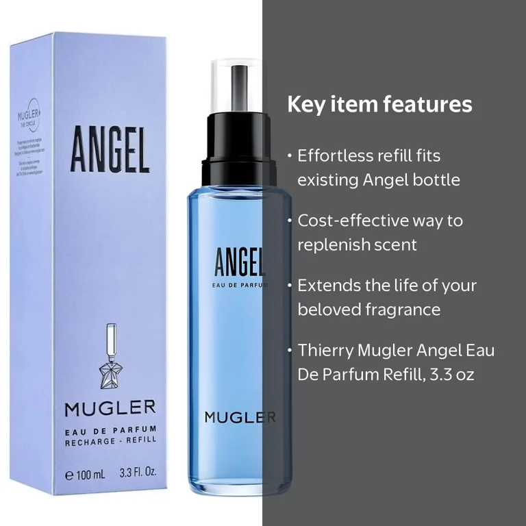 Thierry Mugler Angel Eau De Parfum (EDP) Refill 3.3 oz