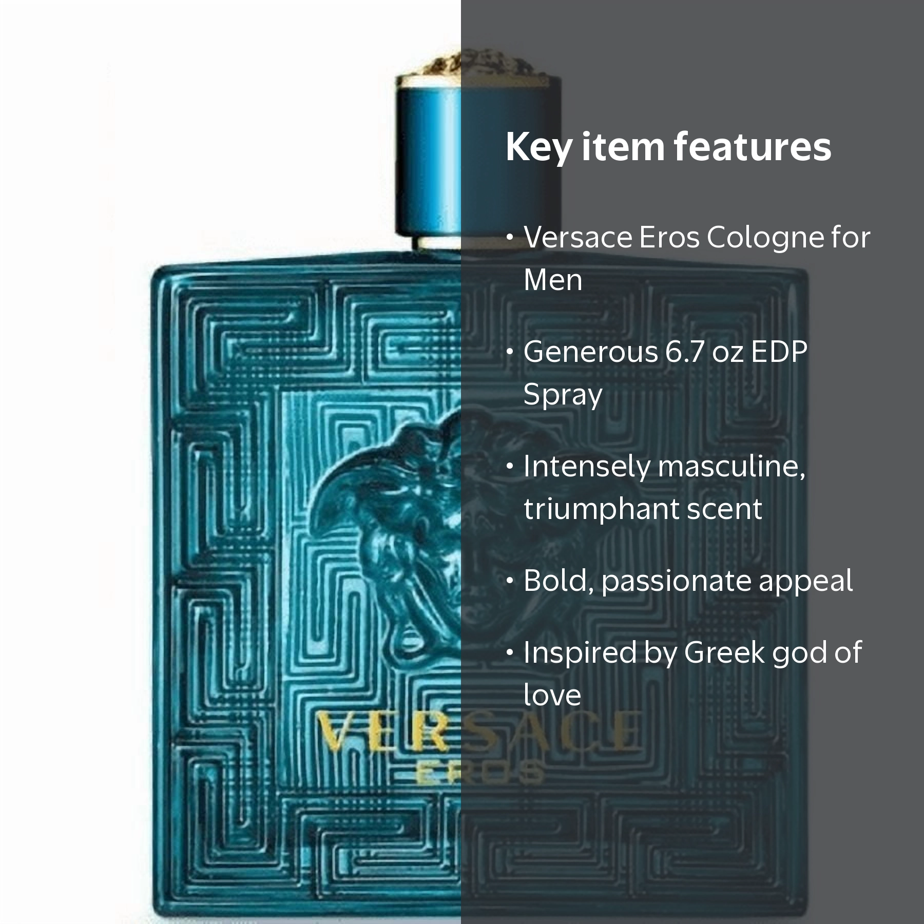 Versace, Cologne for Men, Eros Eau de Parfum, 6.7 oz - Walmart.com