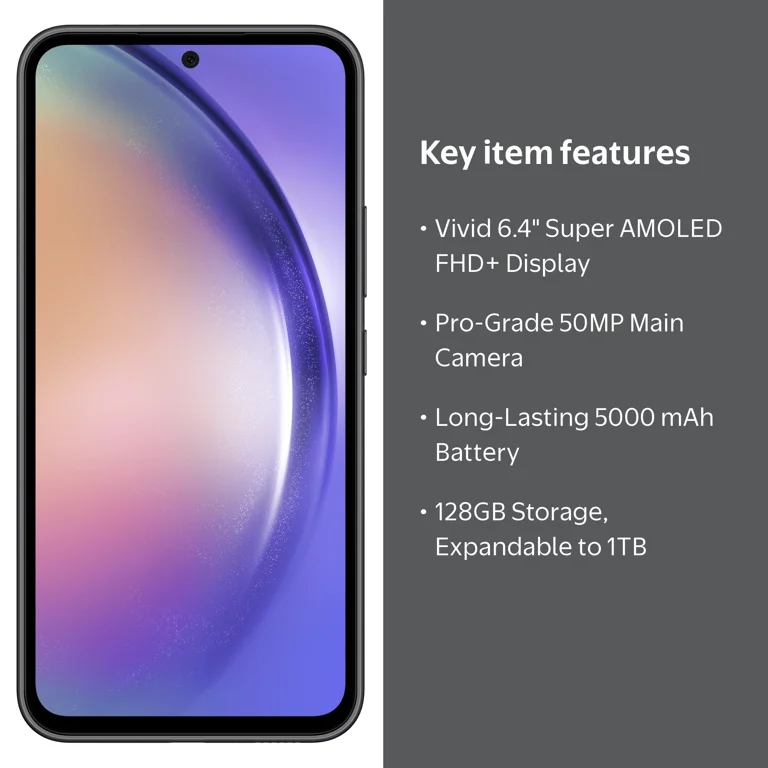 Samsung Galaxy A54 5G 128GB 6GB RAM Prepaid T-Mobile Smartphone