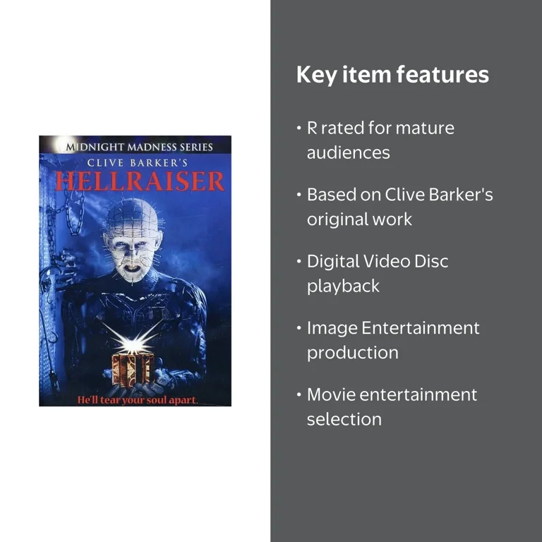 Image Entertainment - Hellraiser [DIGITAL VIDEO DISC] - Walmart.com