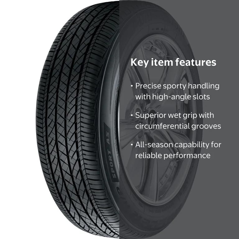 ブリストル Bridgestone, Passenger Tire, 235/55R20 102H, All Season, Wet