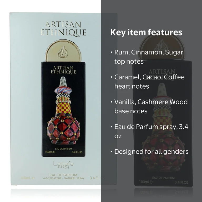 Lattafa, Pride Artisan Ethnique, Unisex, 3.4 oz EDP Spray