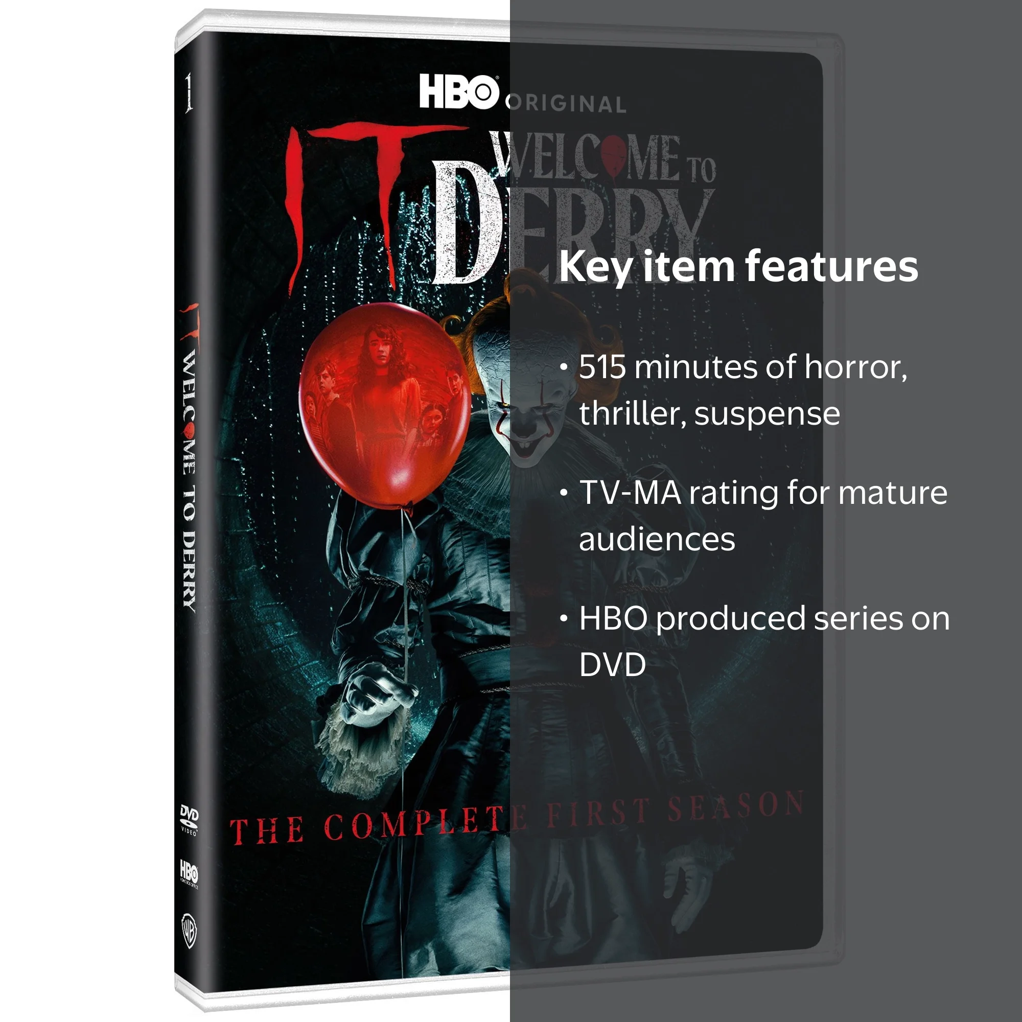 IT: Welcome to Derry: The Complete First Season (DVD), Horror, HBO