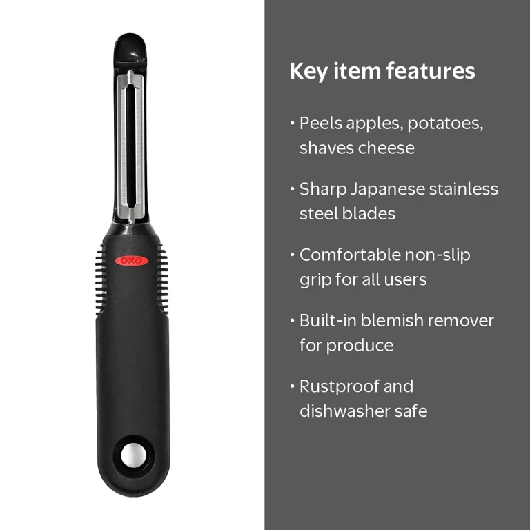 OXO, Softworks Swivel Peeler, Model #1055467, Black - Walmart.com