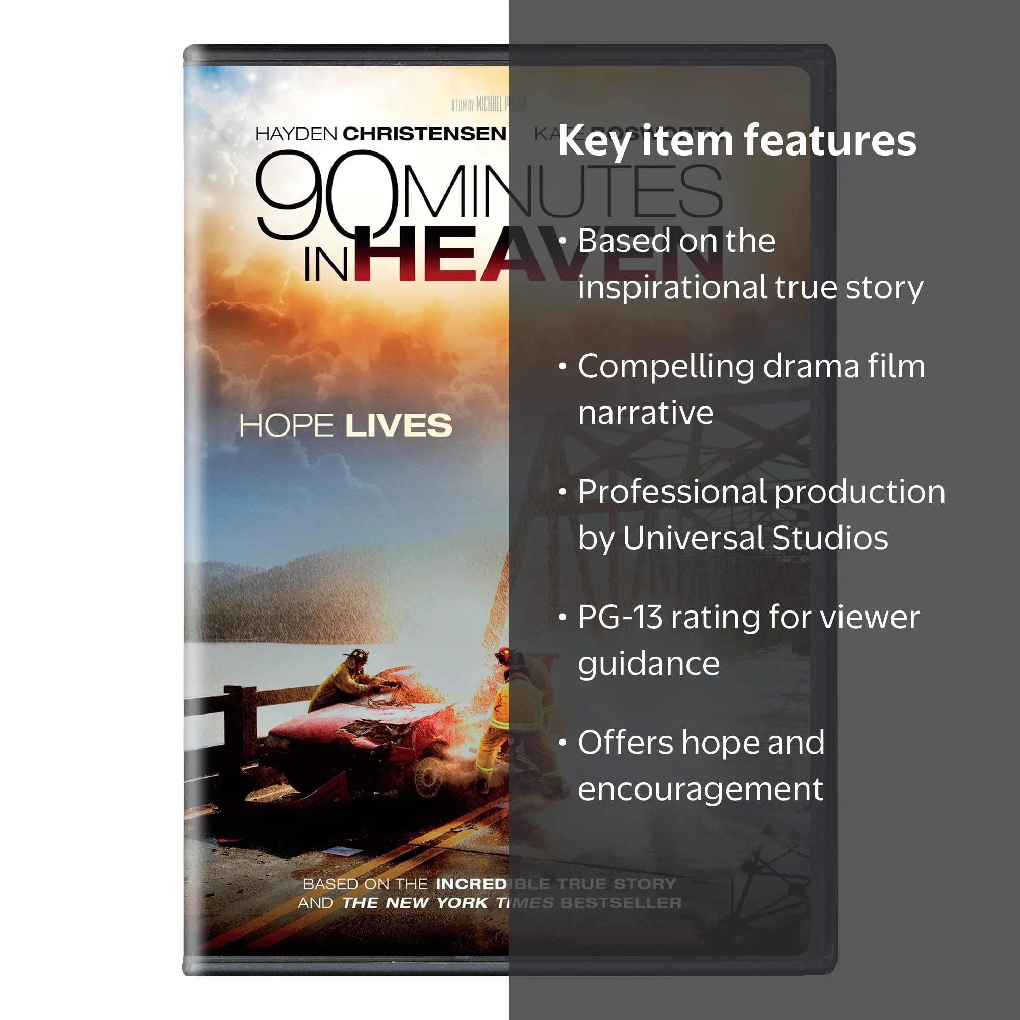 SDS 90 Minutes in Heaven DVD: True Story of Near-Death Experience