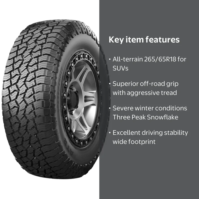 Summit, SUV Crossover Tire, All Season, 265/65R18, 114T - Walmart.com
