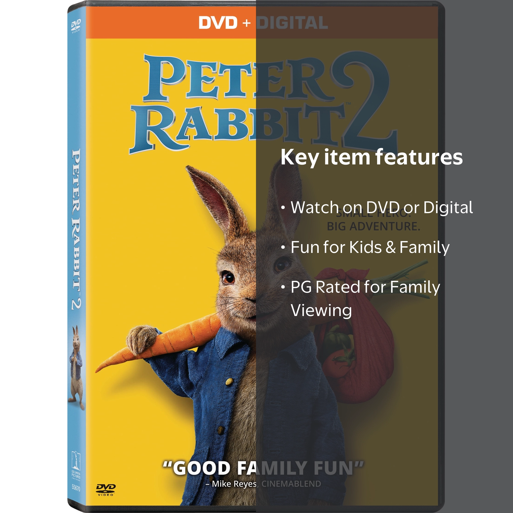 その他 World of Peter Rabbit 2 [DVD] Peter Rabbit 2: The Runaway Movie (DVD + Digital) - Walmart.com