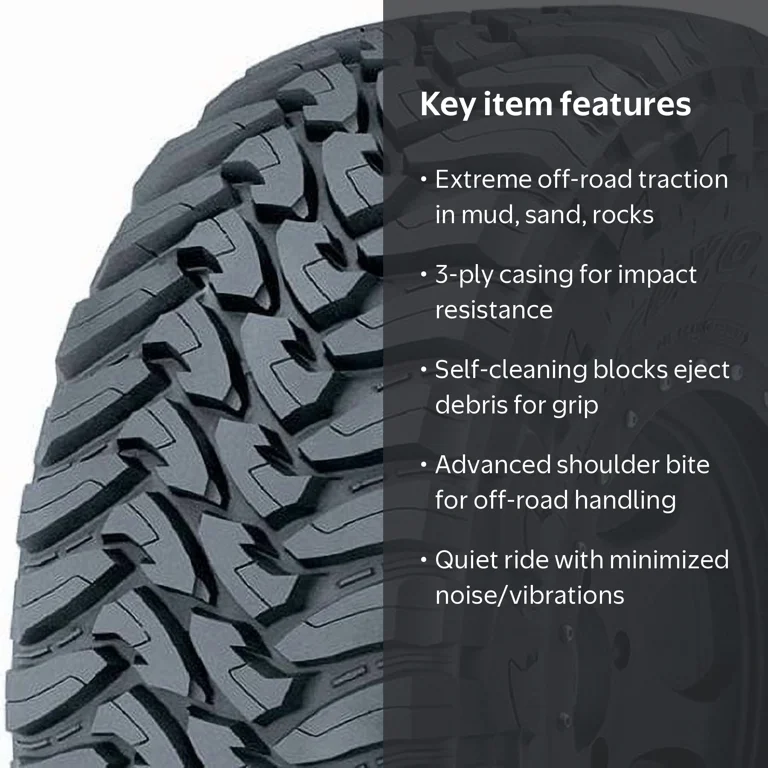 Toyo Open Country M/T, 38X13.50R18 D/8PLY BSW, mud-terrain tire