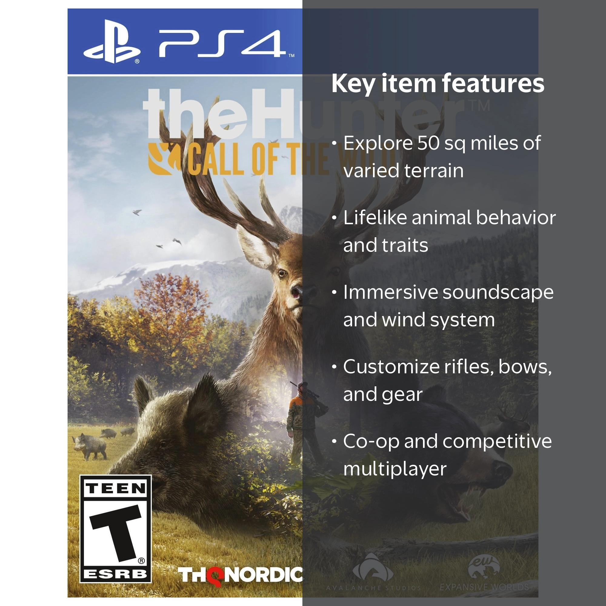 Pre-Owned THQ theHunter: Call Of the Wild (PS4) - Walmart.com