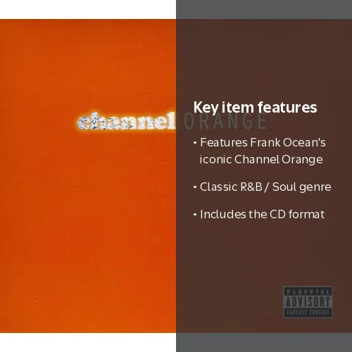 Frank Ocean - Channel Orange - CD - Walmart.com