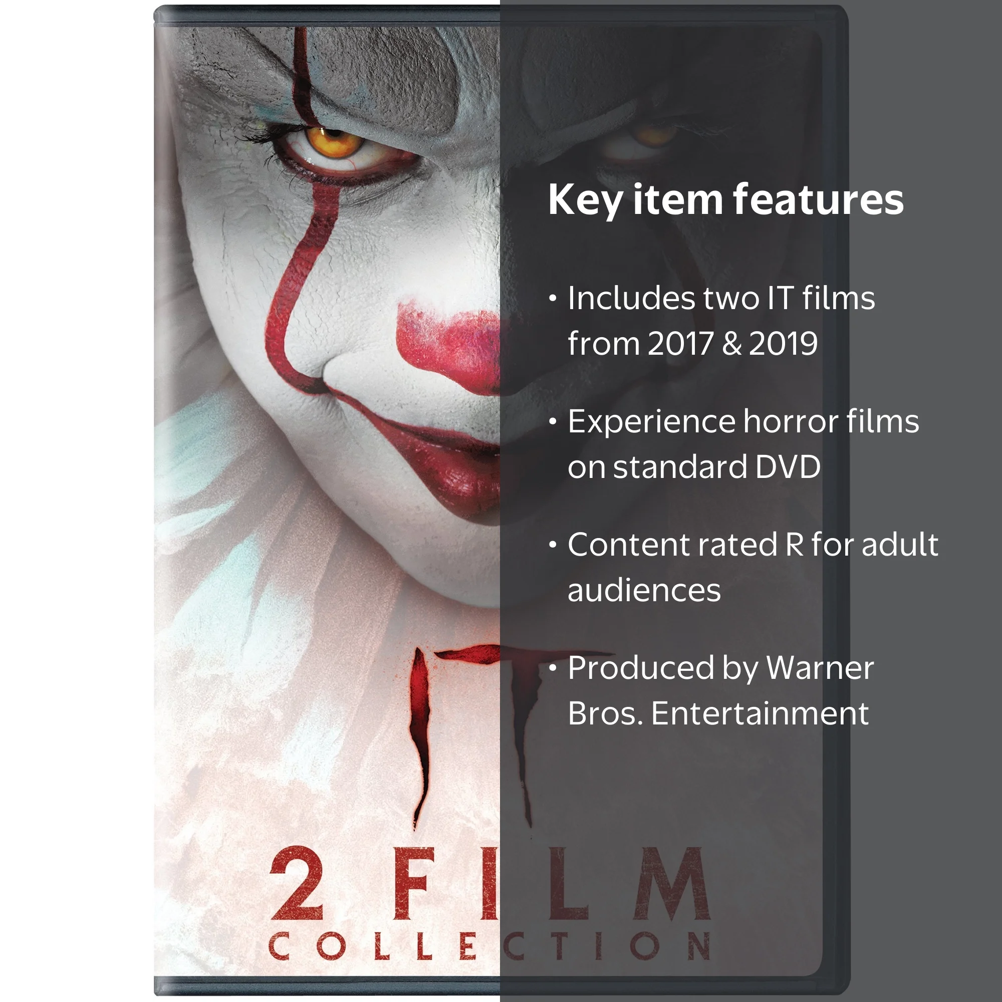 SDS, 2-film Collection, IT, IT: Chapter Two DVD, Horror Rated R