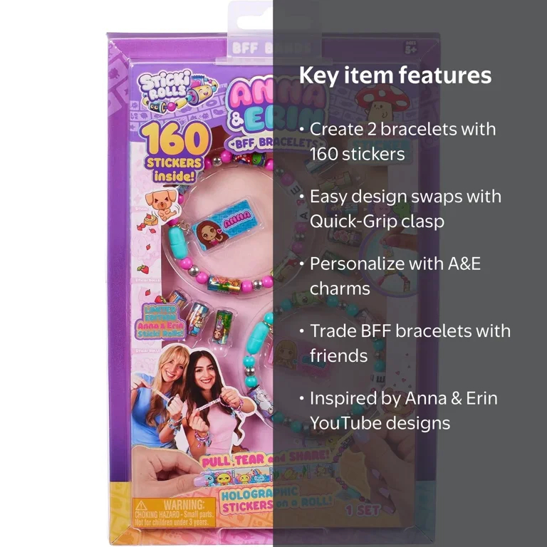 Sky Castle Sticki Rolls ANNA and ERIN BFF Pack - Walmart.com