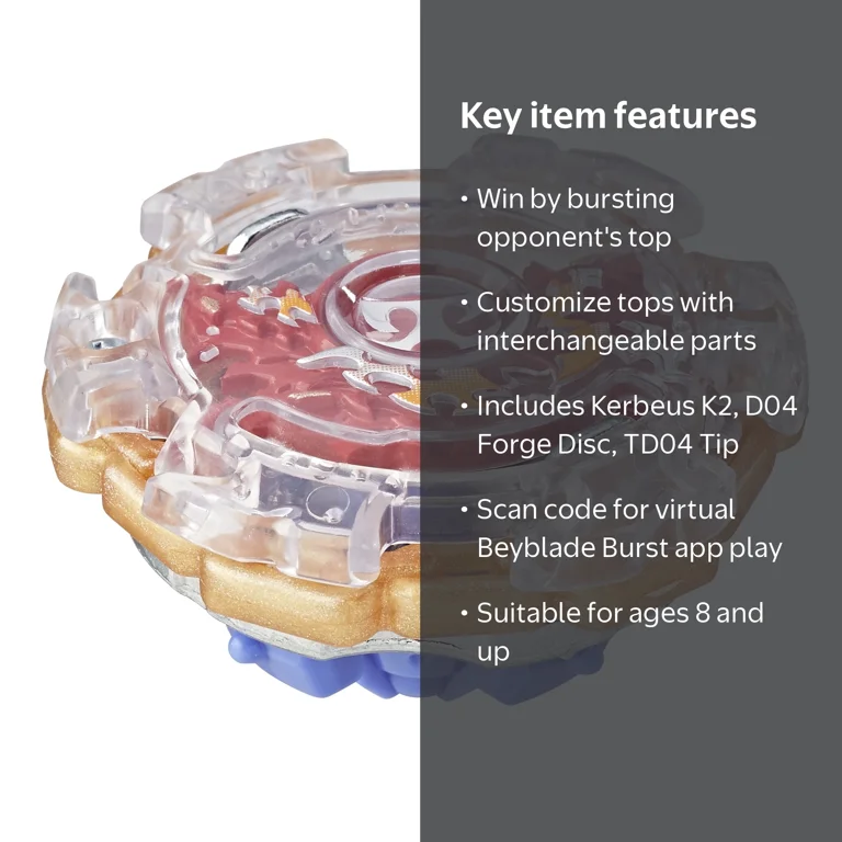 Beyblade Burst Single Top Pack Kerbeus K2 - Walmart.com
