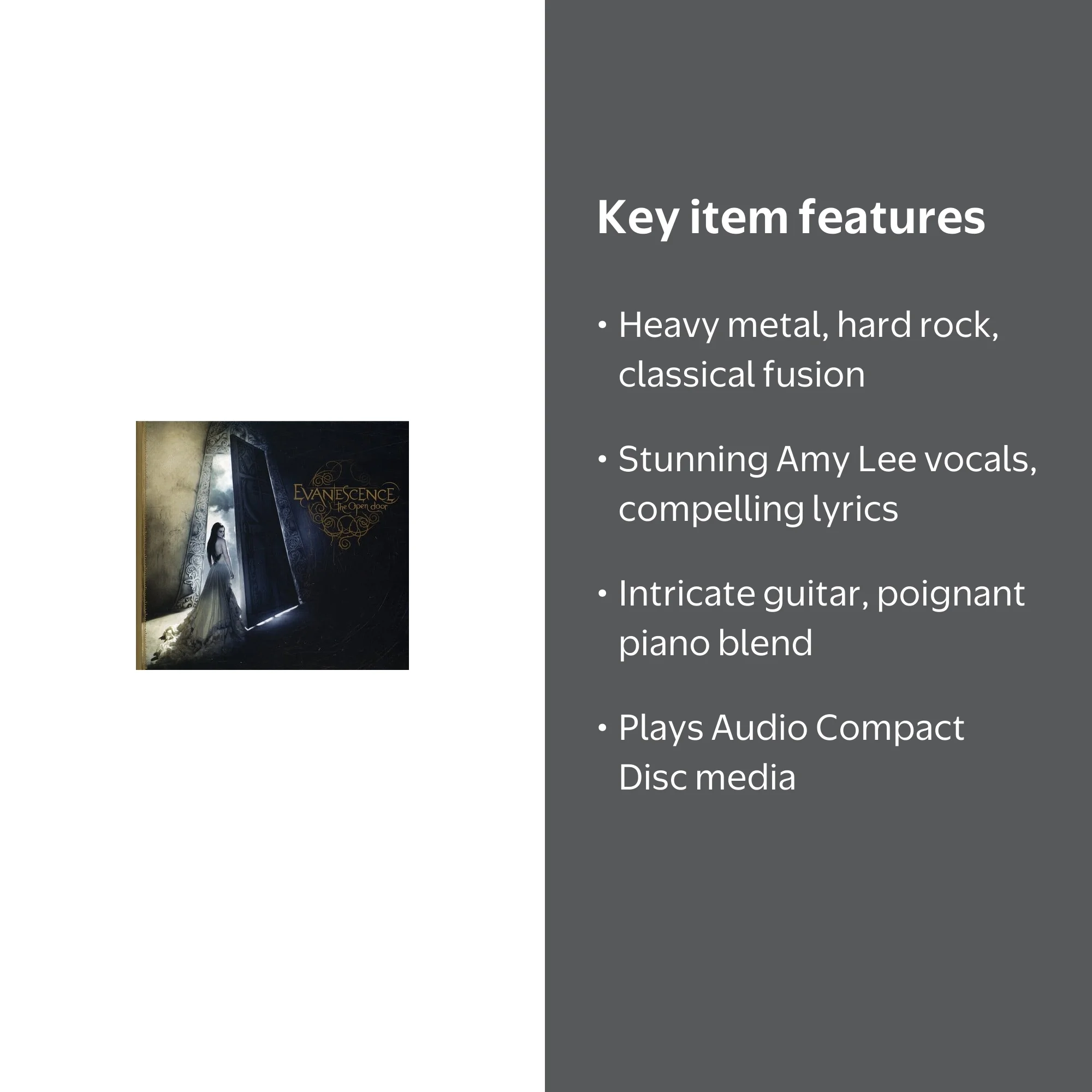 Evanescence - The Open Door - Music & Performance - CD - Walmart.com