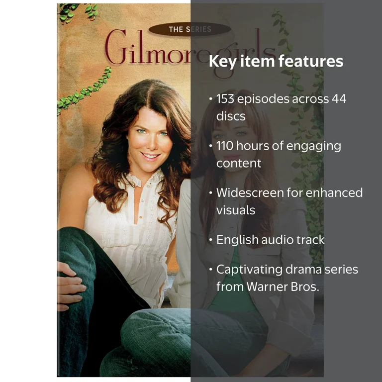 Gilmore Girls: Complete Series Box Set DVD Show - Walmart.com