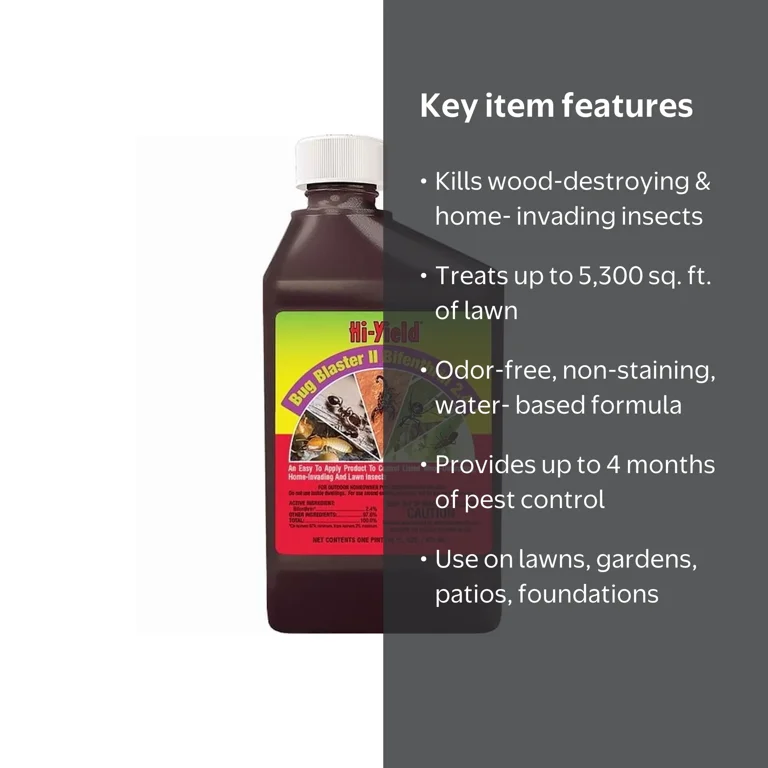 Hi-Yield, Bug Blaster II Bifenthrin 2.4, 16 oz, Outdoor Pest