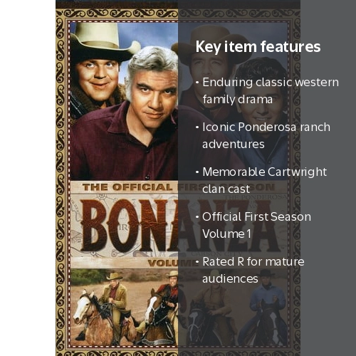 Bonanza: The Official First Season Volume 1 - Walmart.com