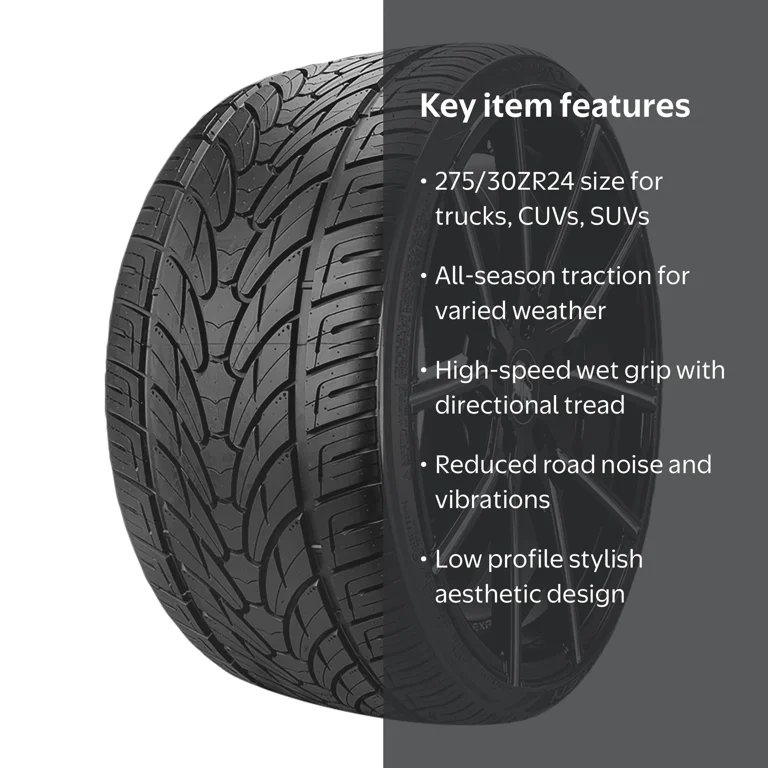 Lionhart LH-TEN Tire, All Season 275/30ZR24 101W XL, SUVs/Trucks
