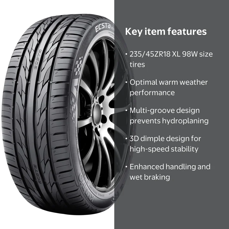 Kumho Ecsta PS31 UHP Summer 235/45ZR18 98W XL Passenger Tire