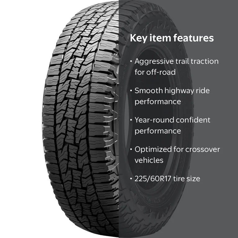 Falken, All-Terrain Tire, 225/60R17, Black, All Weather