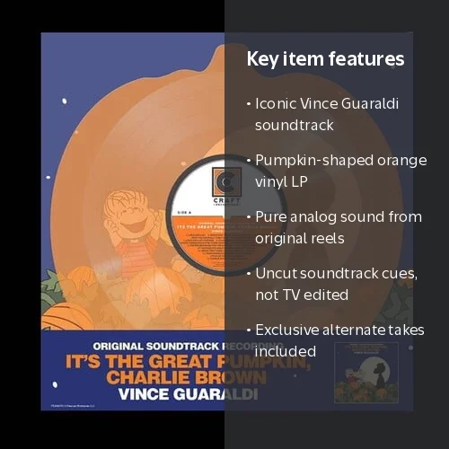 Vince Guaraldi It's the Great Pumpkin, Charlie Brown Original