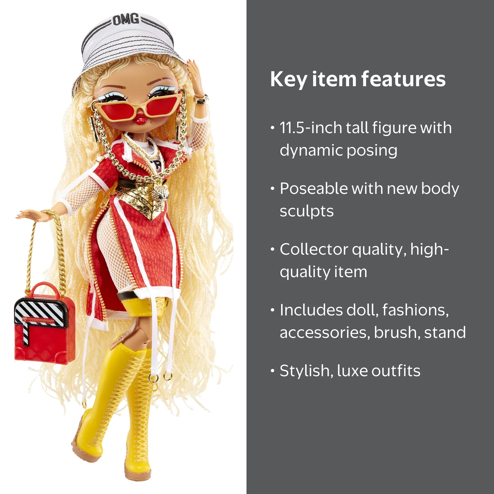 LOL Surprise OMG Fierce Swag Fashion Doll with Surprises, Outfits