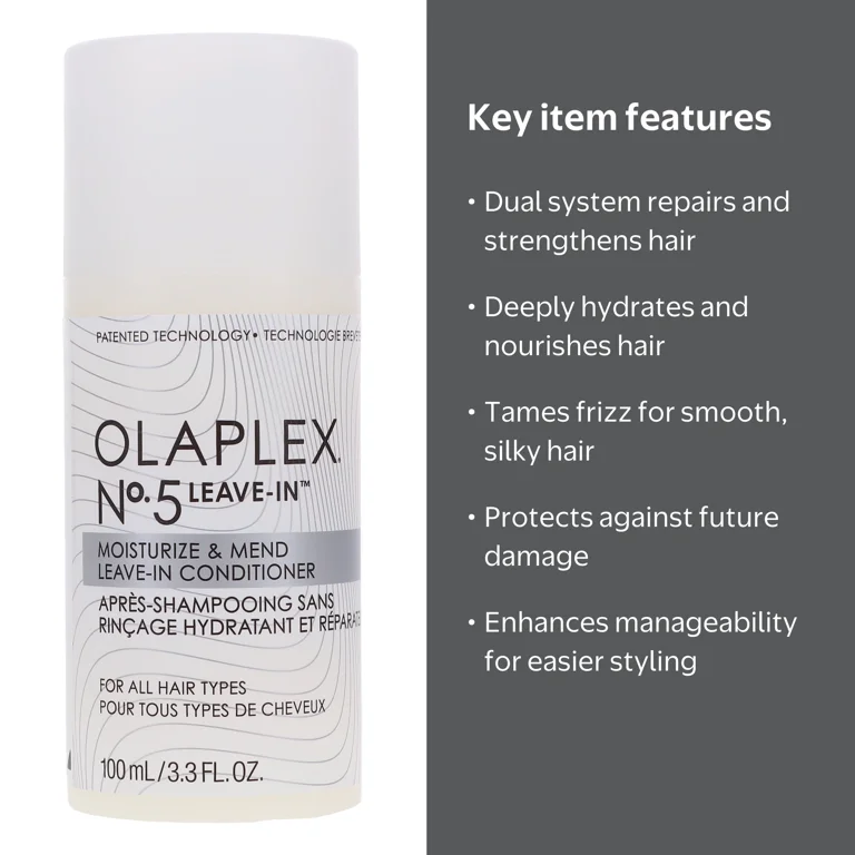 Olaplex, Leave-In Conditioner, 3.3 oz, Deep Hydrate and Repair