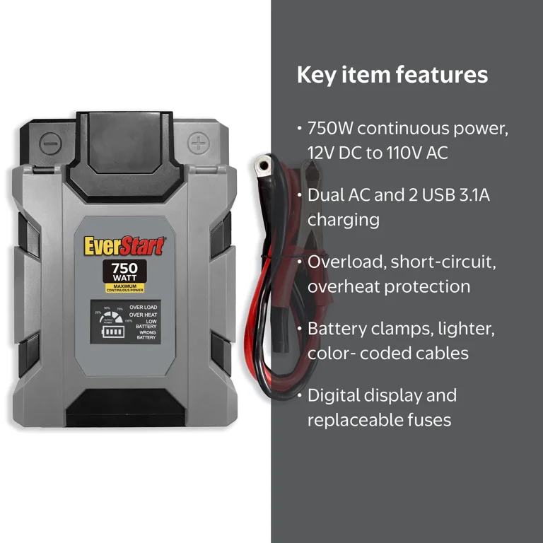 cigarette lighter max wattage duskhoot AC Adapter for Charging Enginstar R350 350W Portable Station 350 Watts 80000mAh 296Wh Backup Battery 12V-25V 3.5A 65W Auto Power Supply Mains PSU, Black : Electronics and small appliances powered during road trips or work on the go Wattage limit via cigarette lighter