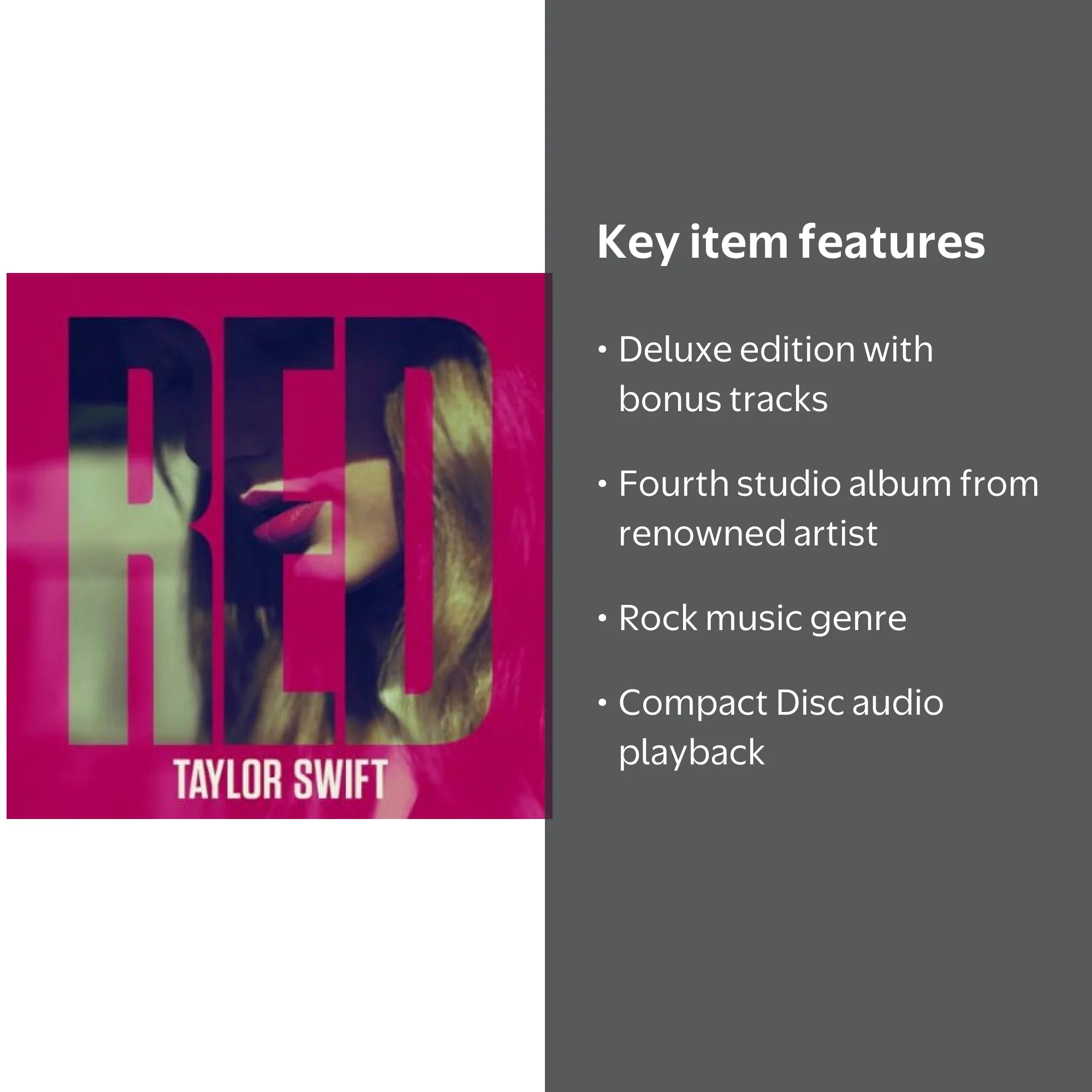 Taylor Swift - Red Deluxe Edition Album Version with Bonus Tracks