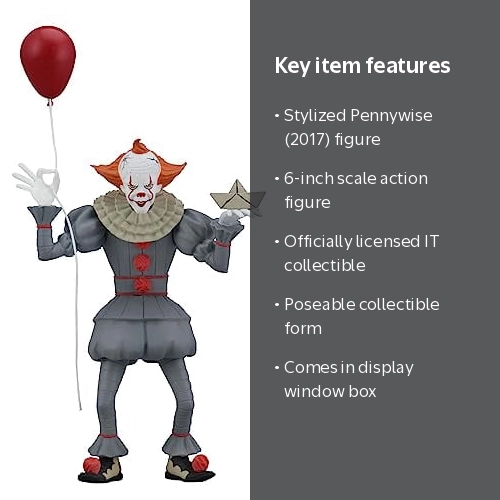 NECA Toony Terrors - IT - 6” Scale Action Figure - Stylized