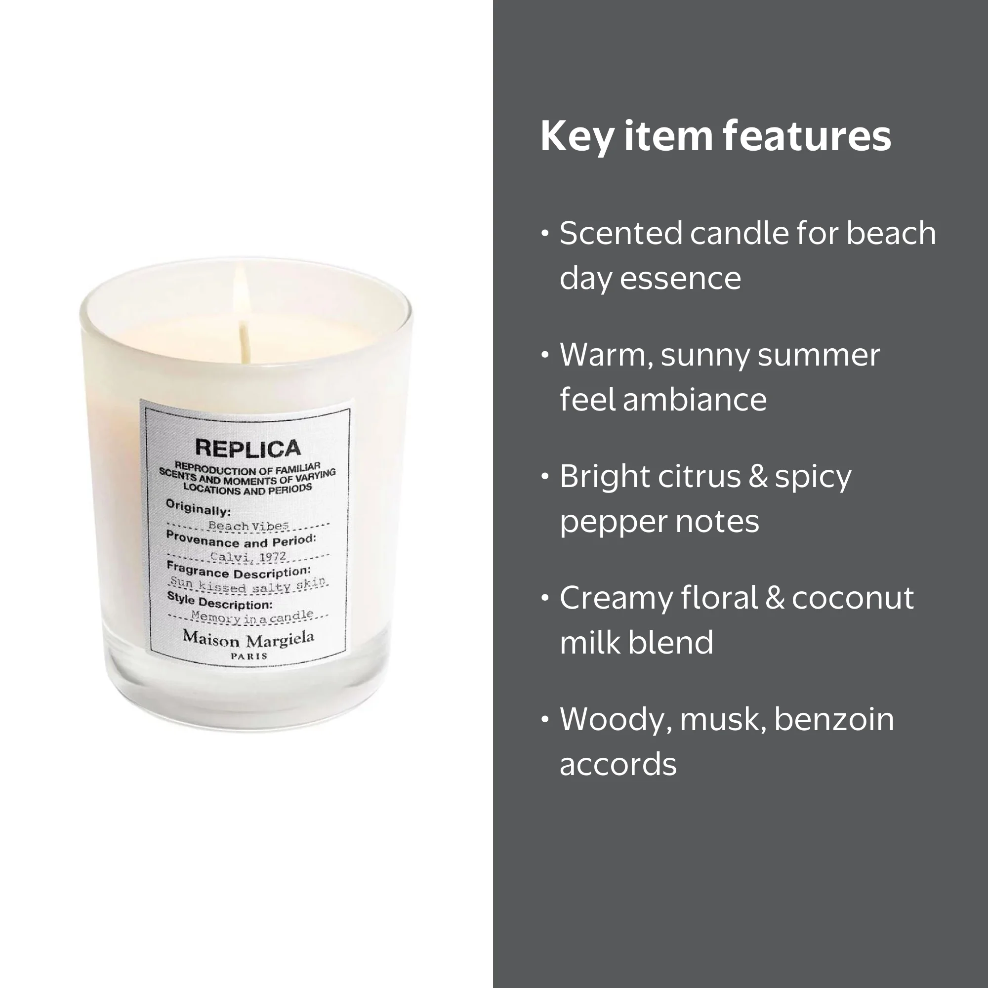 Maison Margiela Replica Scented Candle - Beach Vibes - Walmart.com