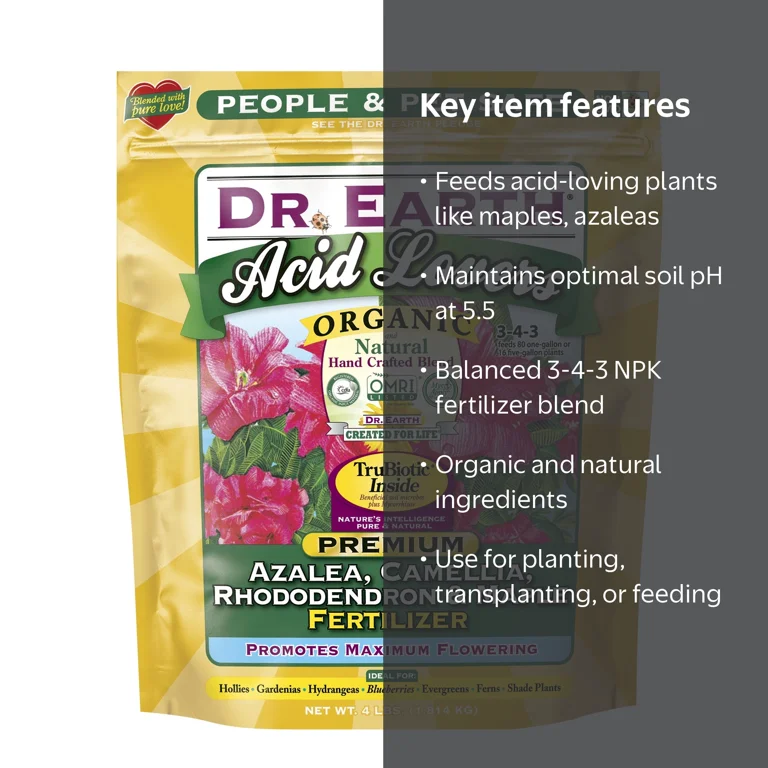 Dr. Earth Organic & Natural Acid Lovers Azalea Fertilizer, 4 lb