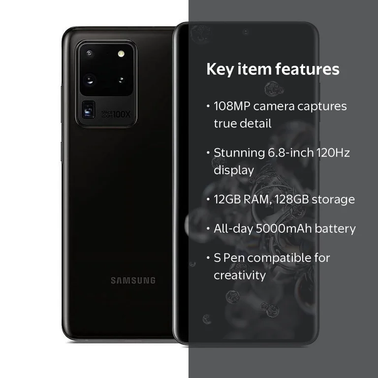 Samsung Galaxy S20 utra 12gb/256gbsimフリー Samsung Galaxy S20 Ultra 5G SM-G988B/DS 128GB 12GB RAM GSM