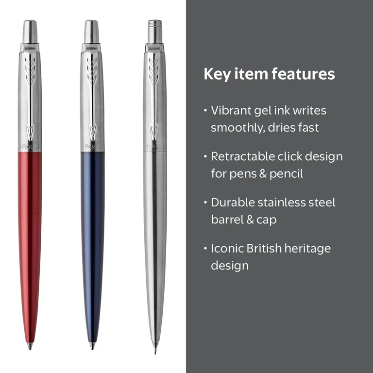 Parker, Jotter London Trio Discovery Pack, 3 Piece Set, Red, Other