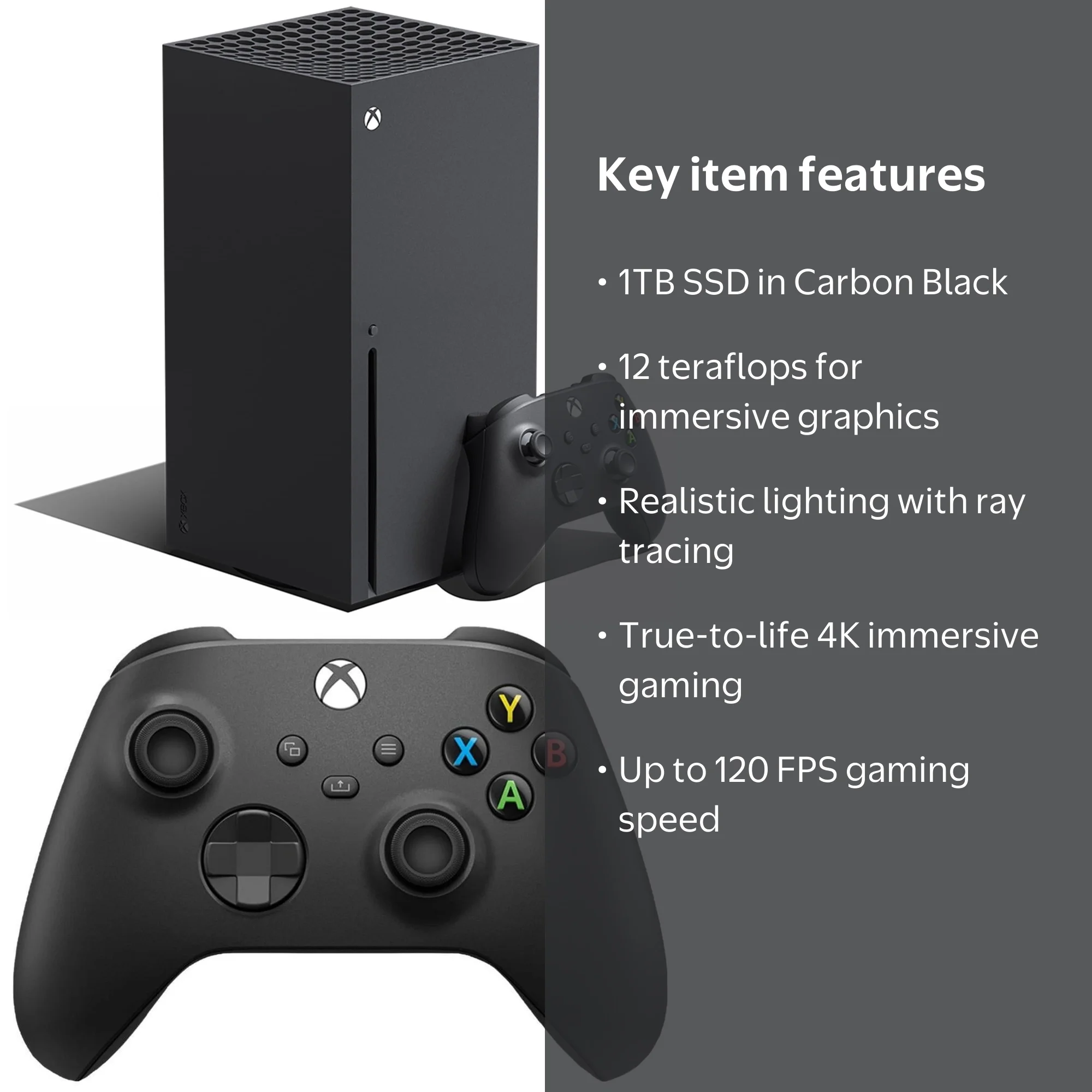 Microsoft Xbox Series X 1TB Carbon Black - Walmart.com