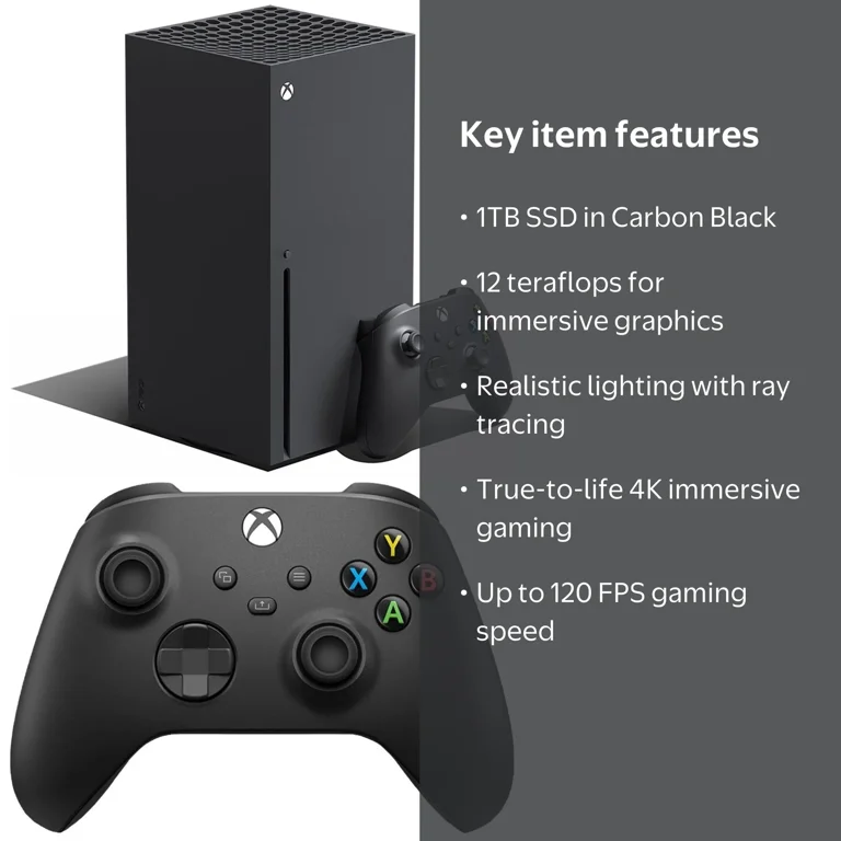 Microsoft Xbox Series X 1TB Carbon Black - Walmart.com Microsoft Xbox Series X 1TB Carbon Black - Walmart.com