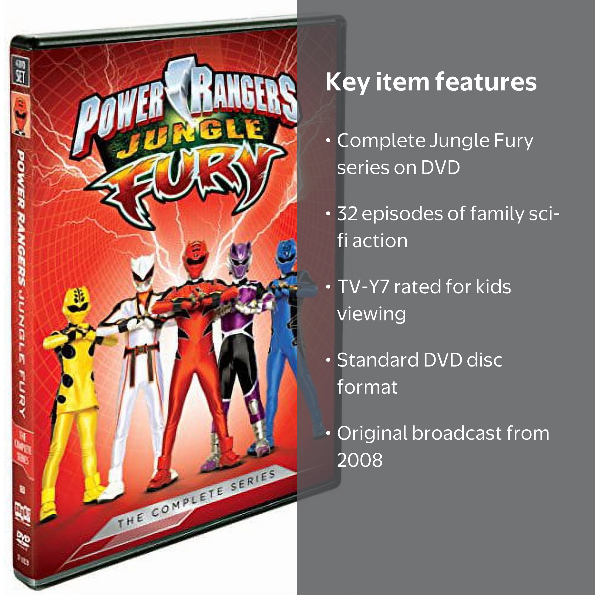 Power Rangers Jungle Fury: The Complete Series (DVD), Family