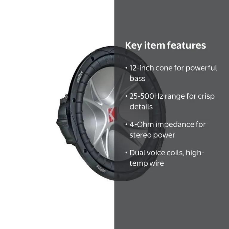 Kicker CVR12 Woofer - Walmart.com