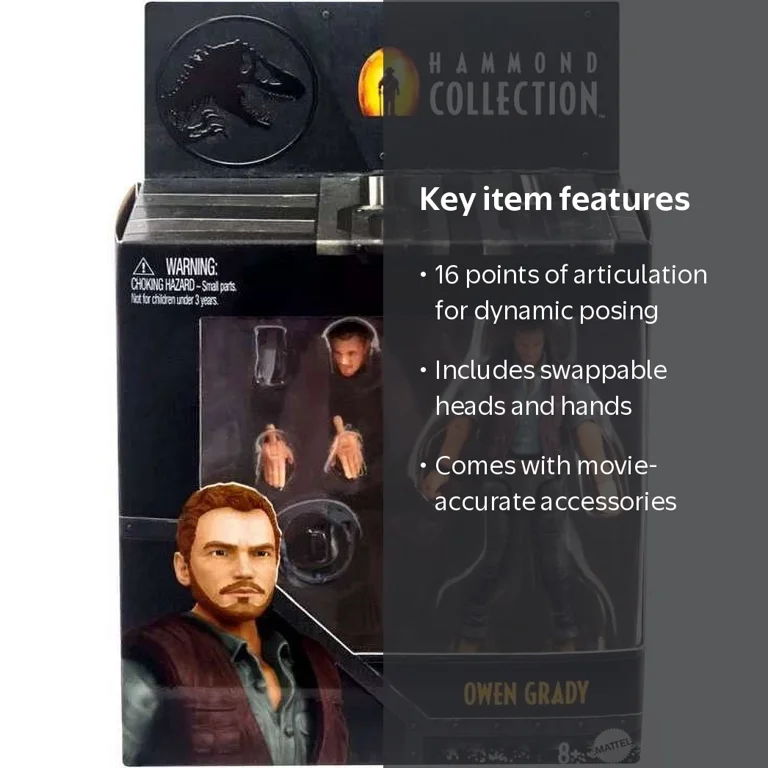 Jurassic World: 3.75-Inch Owen Grady Action Figure from Hammond