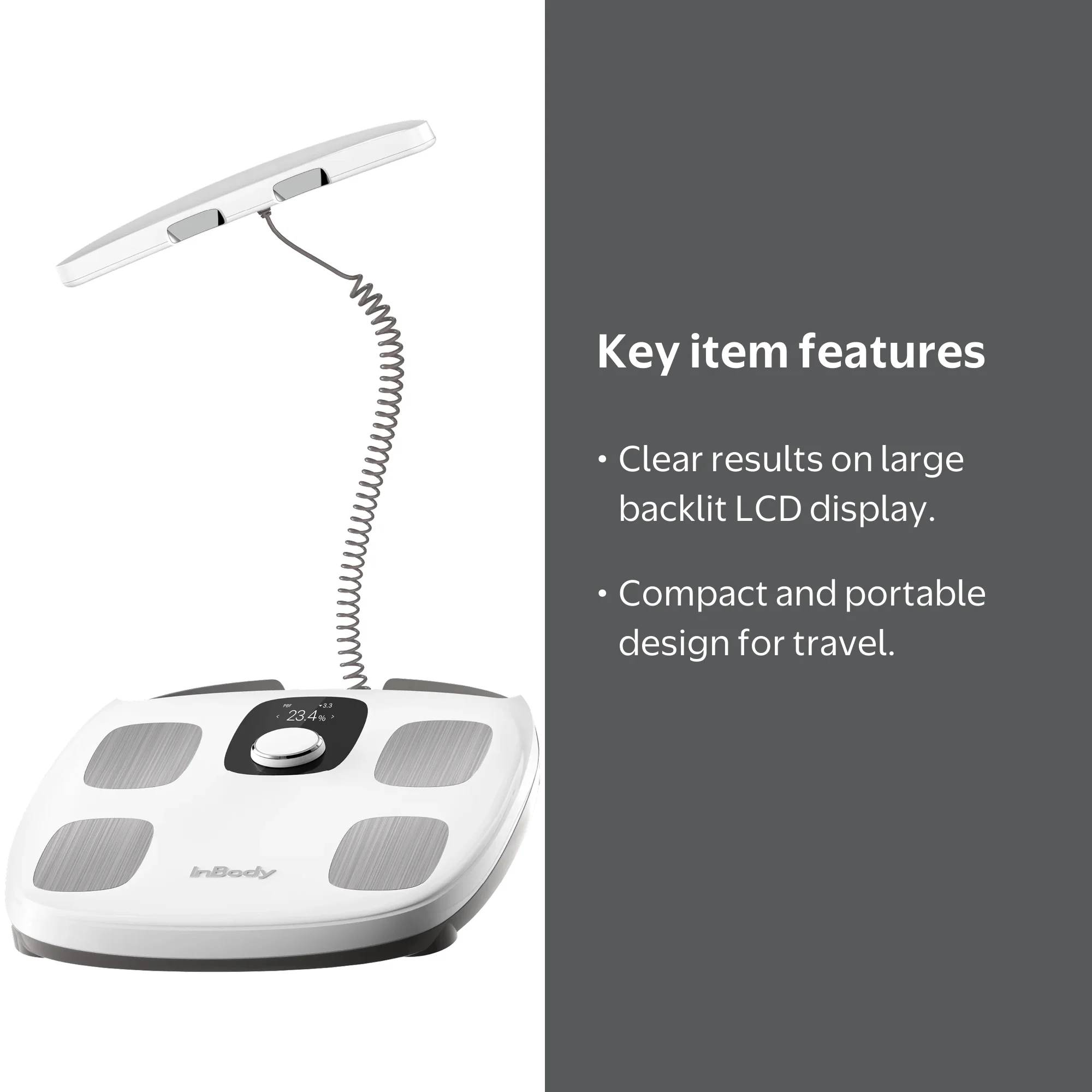 InBody Dial H30 Smart Scale, Digital Body Composition Analyzer