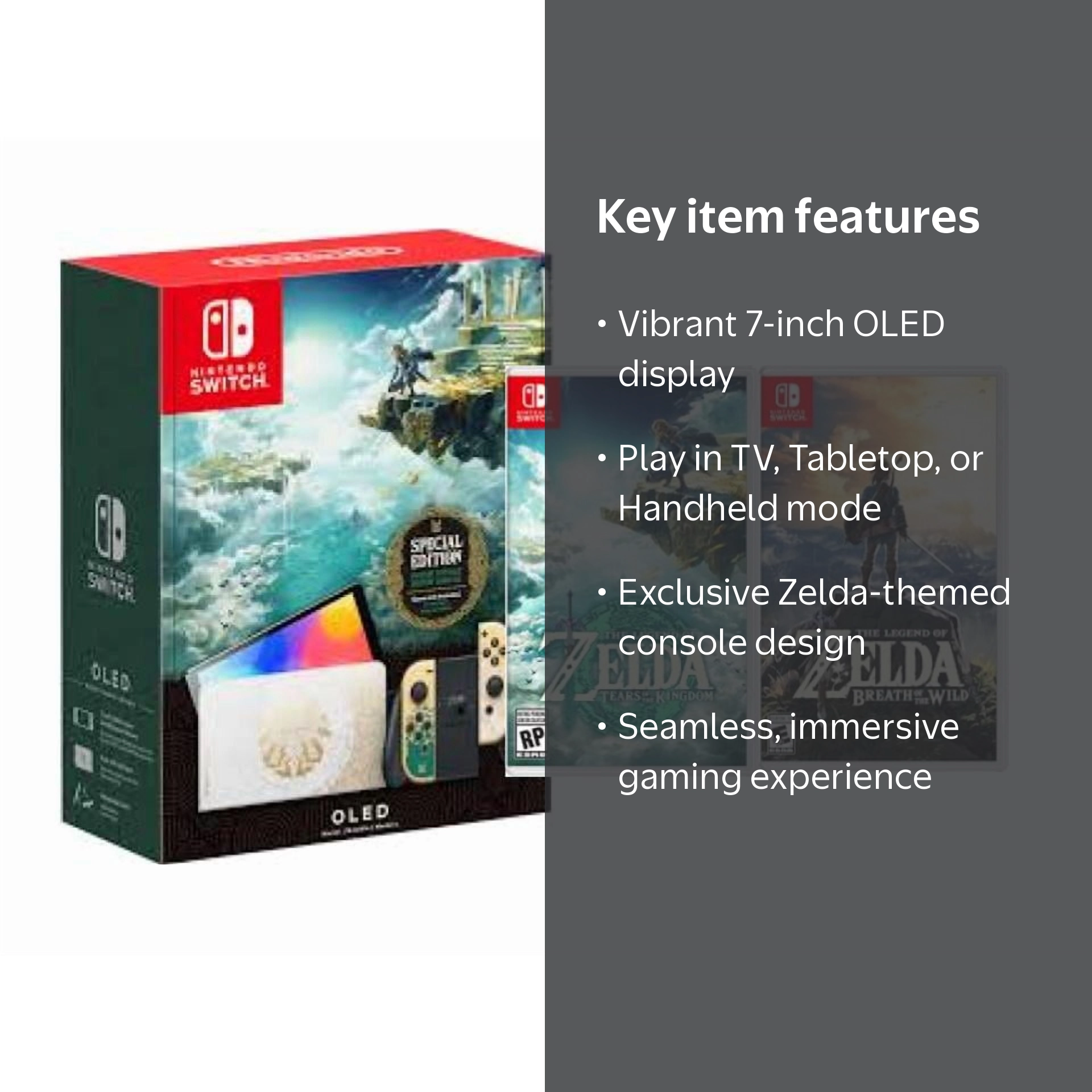 Nintendo Switch OLED Ultimate Zelda Bundle – Special Edition Zelda