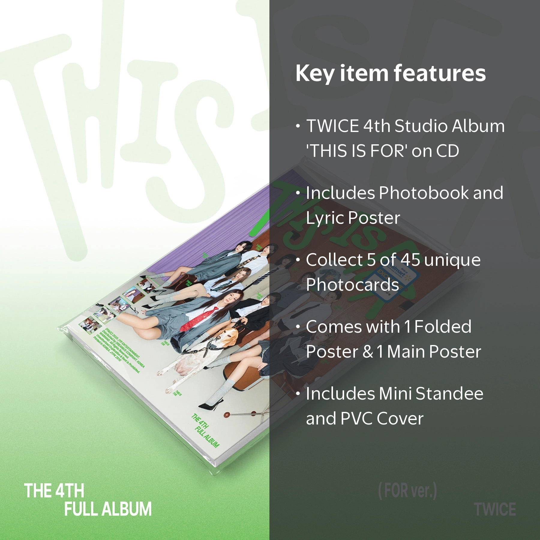 Twice - THIS IS FOR (FOR Ver.) (Walmart Exclusive) - CD - Walmart.com