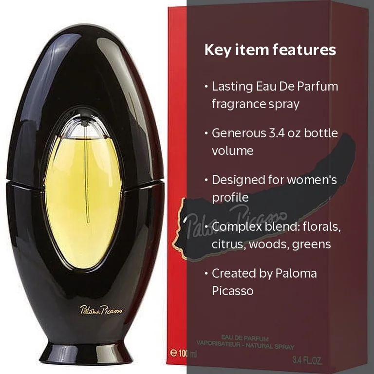 Paloma Picasso W-T-1103 3.4 oz Eau De Parfum Spray for Women