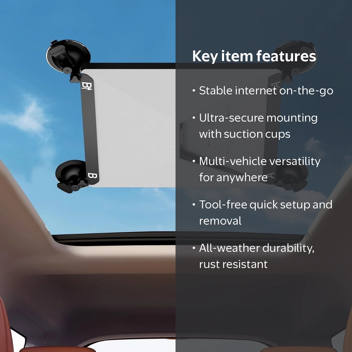Starlink Mini Car Suction Cup Mount, Starlink Mini Accessories