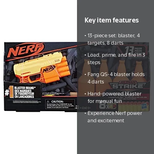 NERF Alpha Strike Fang QS-4 Targeting Set - Walmart.com