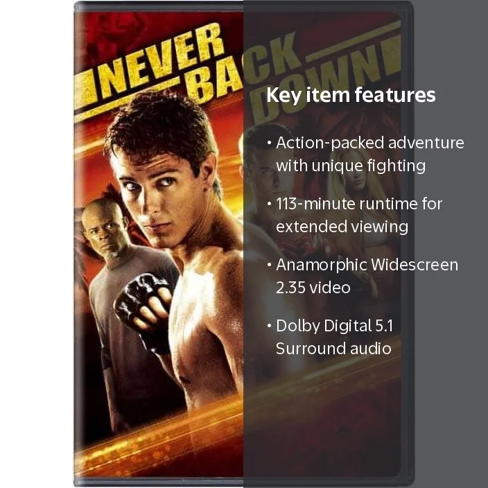 Summit Inc/Lionsgate - Never Back Down, Action & Adventure DVD