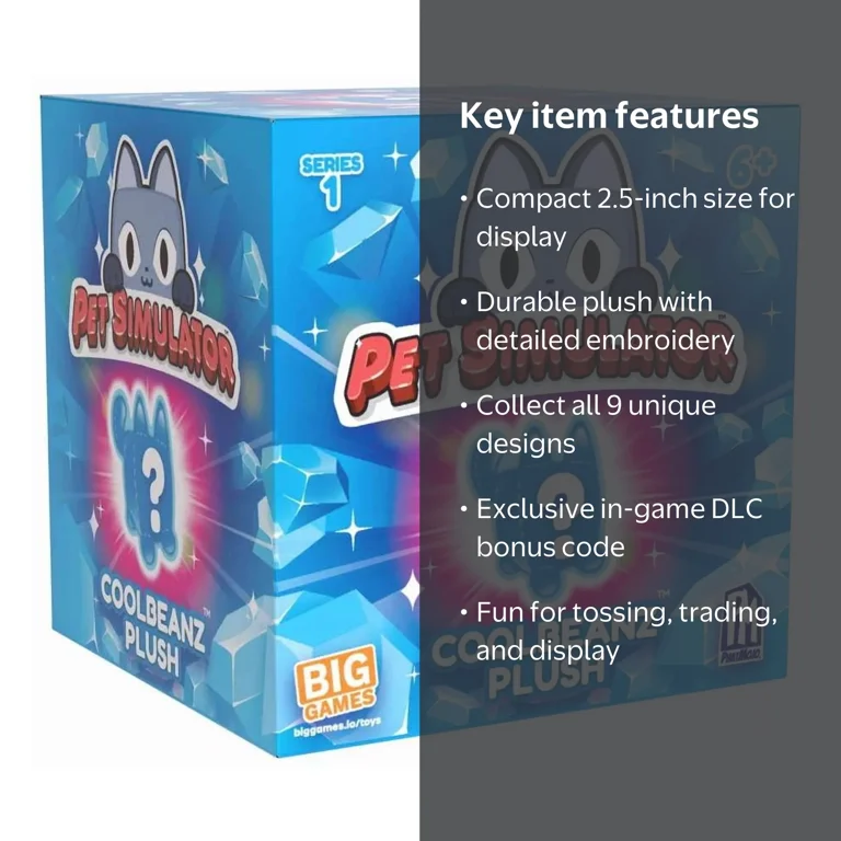 ラスト1セット　ぐんぐん玉1㎏ Pet Simulator X Series 1 Coolbeanz Mystery Pack (1 RANDOM Plush